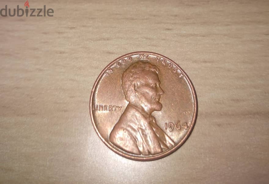 1964 penny 0