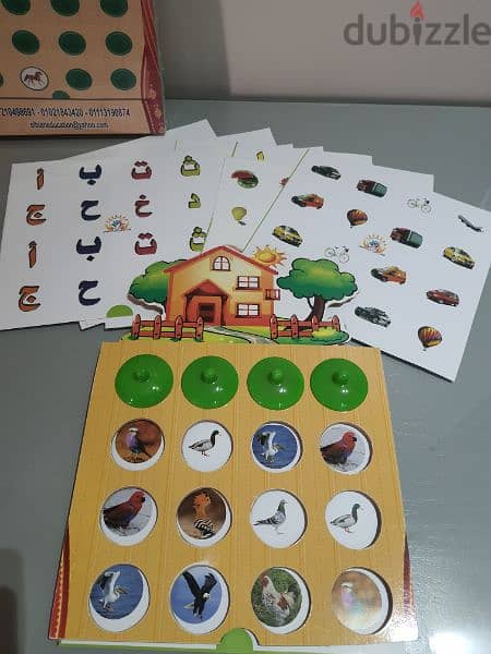 مجموعة متنوعة من العاب الذكاء للاطفال puzzle و لعبة الذاكرة وساعة 7