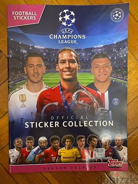 Topps champions league sticker album 2