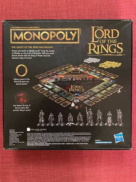 lord of the rings monopoly 2