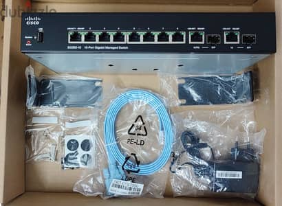 Cisco SG350-10 Managed Switch 10 port gigabit (SG350-10-K9-EU)