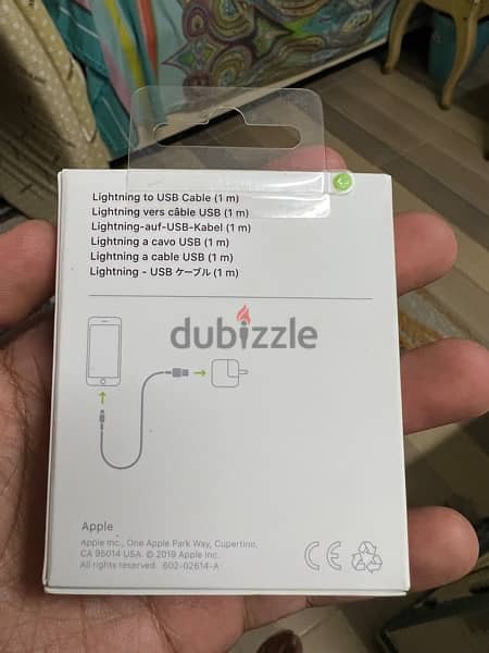 Apple USB Lightning Cable Original وصلة ايفون متبرشمة 1