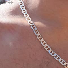 Sterling Silver necklace 925 (45 gram) 925 (سلسلة فضة ايطالي 45 جرام) 0