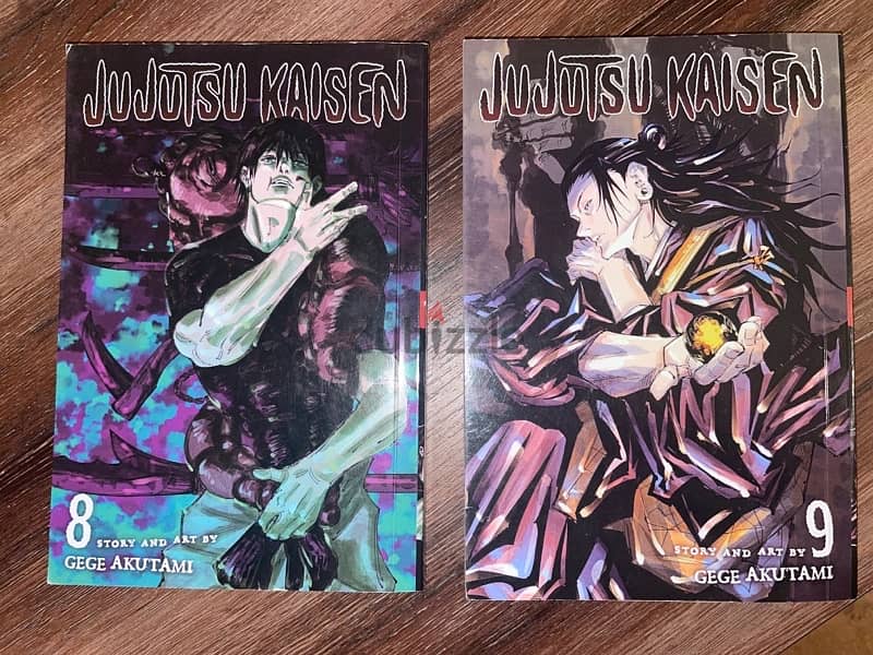 Jujutsu Kaisen Original Manga Volumes 8,9 0