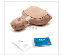 CPR manikin for family training ,with  inflatable lung . edu  CD .