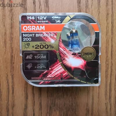 Osram Night breaker 200 H4 halogen