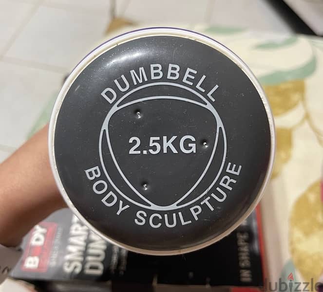 2.5 kilo dumbells 1