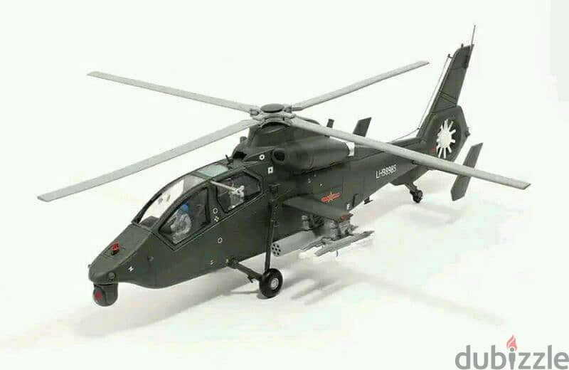 ماكيت مجسم طائرة حربيه هليكوبتر  airforce diecast aviation model 14