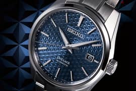 Seiko Sharp Edge Blue dial - بنص سعرها جديدة بالعلبه و ضمان العربي