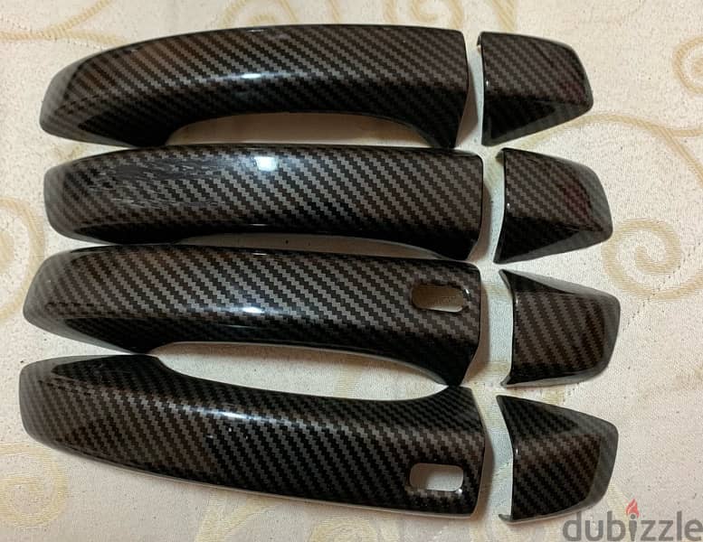 مقابض كاربون للعربية Carbon Fiber handles 0