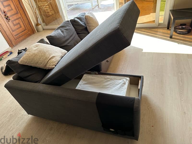 sofa bed Ikea L shape - صوفا ايكيا - Living Room - 199540854