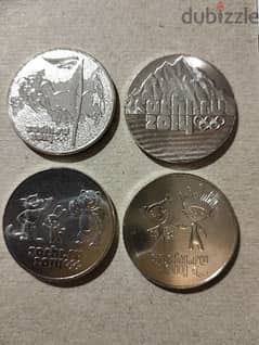 Collectible coins of Russia 25 rubles SOCHI 2014 0