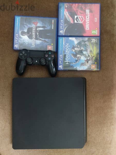 Playstation 4 Slim 500gb Jealbreak بلايستيشن ٤ سليم ٥٠٠ جيجا معدل