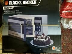 New 32 L Black & Decker Microwave Oven with Convection & Grill, 1000 W 0
