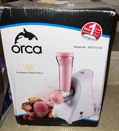 new orca salad and ice cream maker