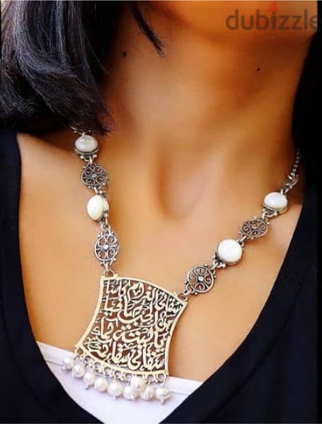 brand new Silver and pearls neckclace 925 3