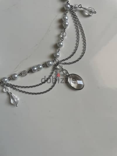 Princess style pearl necklace