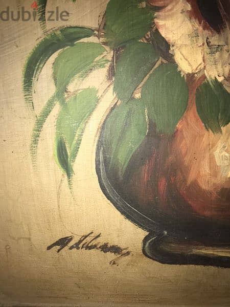 antique signed painting 1