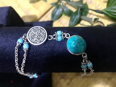 arabic calligraphy 925 silver bracelet