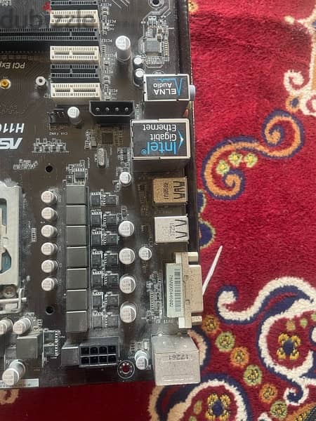 Motherboard ASROCK 13 vga card + Processor i3-7100 + cooling fan intel 2