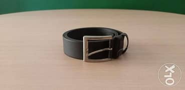 حزام جلد طبيعي| Suits Black leather belt 0