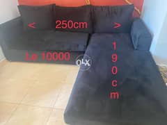 Microfibre corner sofa for sale Reduced price 0
