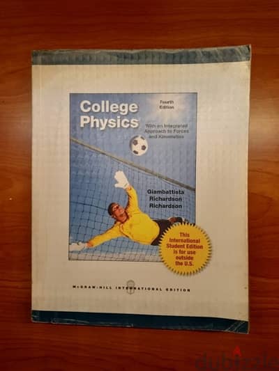 college physics book. ( Mc Graw. Hill international 4th edition)