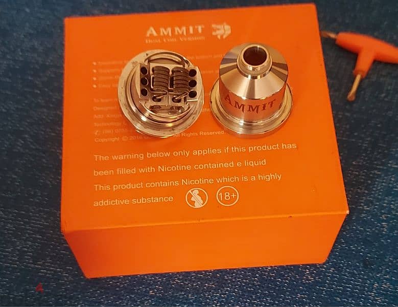 Vape Tank Ammit 25 dual coil 1