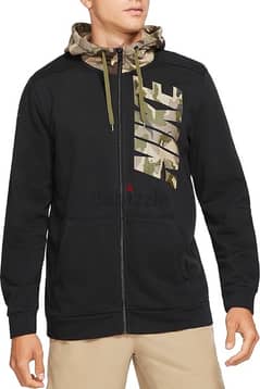 Hooded sweatshirt Nike Dri-FIT Men s Full-Zip Camo Training Hoodie 0