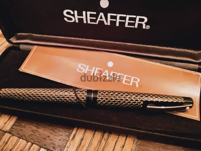 قلم حبر ذهب ماركة SHEAFFER سن ذهب خالص عيار 14K القلم طلاء ذهب عيار 14 5