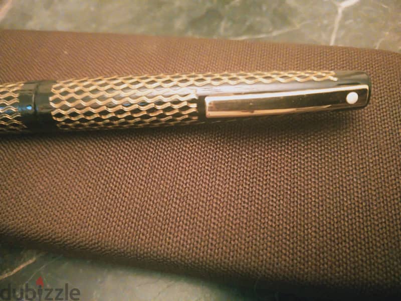 قلم حبر ذهب ماركة SHEAFFER سن ذهب خالص عيار 14K القلم طلاء ذهب عيار 14 9