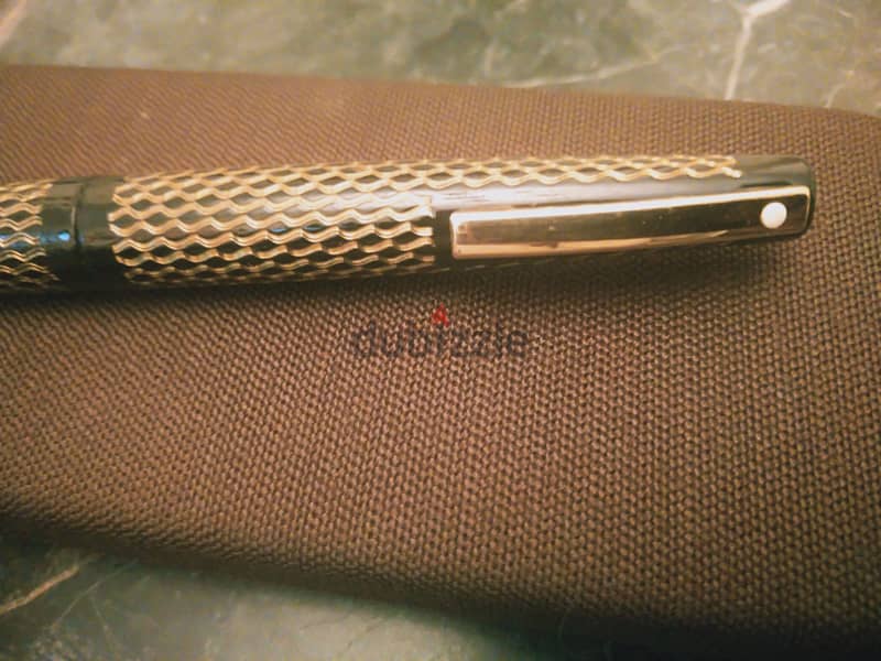 قلم حبر ذهب ماركة SHEAFFER سن ذهب خالص عيار 14K القلم طلاء ذهب عيار 14 2