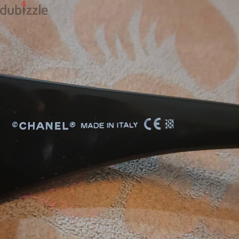 Black and Gold Vintage Chanel Glasses 3