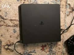 PS4 slim 2 controllers good condition with bag no game 0