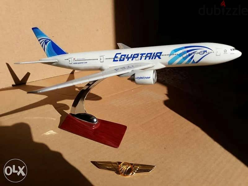 نموذج ماكيت مصر للطيران  egyptair  ضخم 50 سم  diecast 3