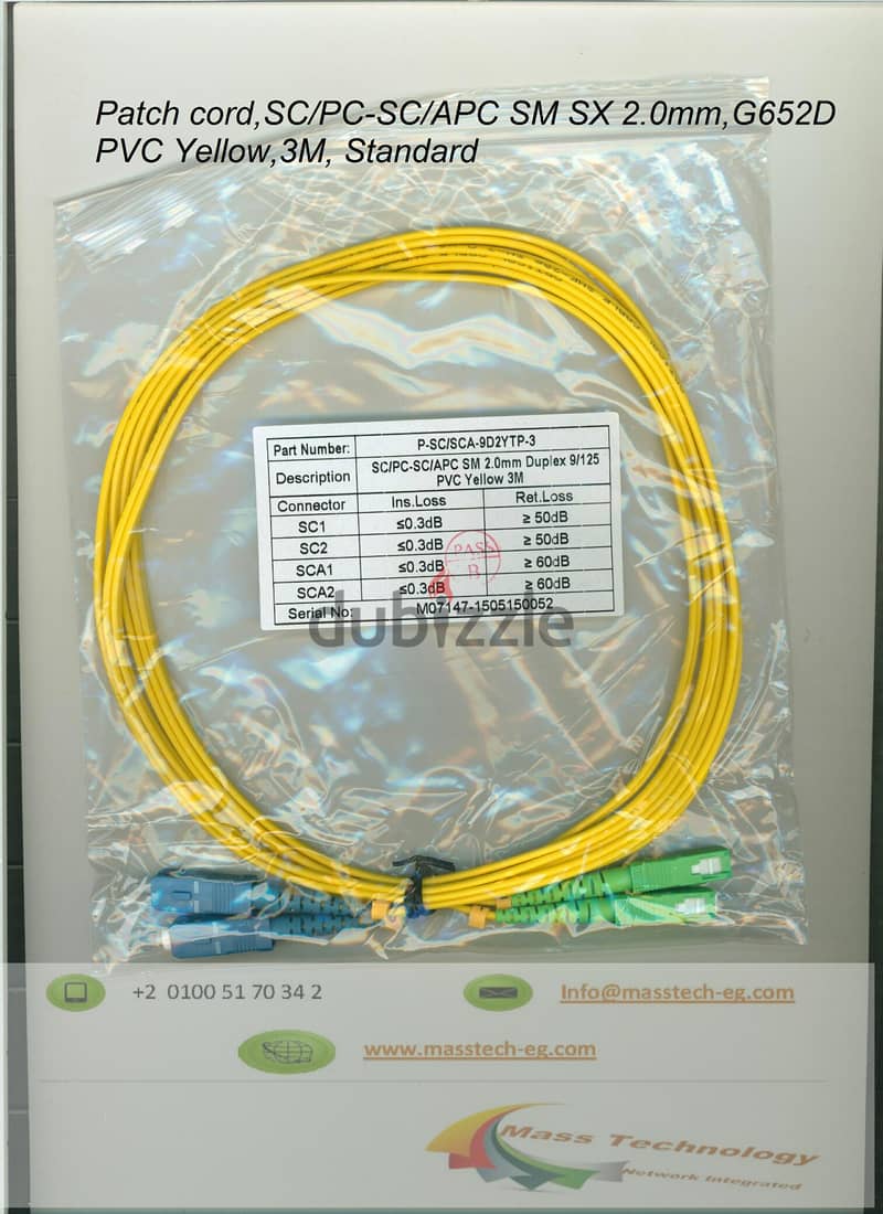اكسسوارات كابلات فايبر اوبتك الألياف الضوئية fiber optics Accessories 3