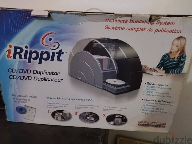 i Rippit CD/DVD Duplicator - جهاز نسخ الاسطوانات 3