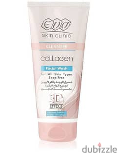 eva collagen facial wash