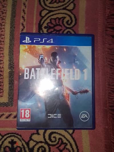 لعبه battlefield 1 ps4 ولعبه فيفا 23 ps5