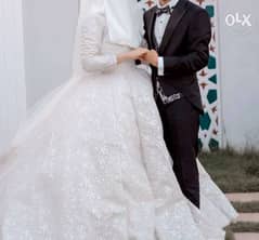 فستان زفاف أوف وايت 0