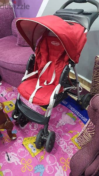 Graco عربة أطفال و كرسي للسيارة. . stroller and car seat 4