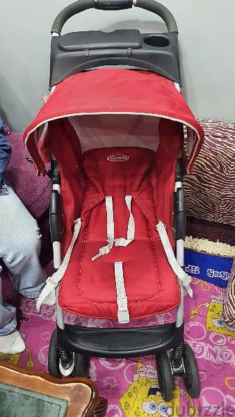 Graco عربة أطفال و كرسي للسيارة. . stroller and car seat 5