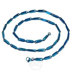 Titanium blue necklace