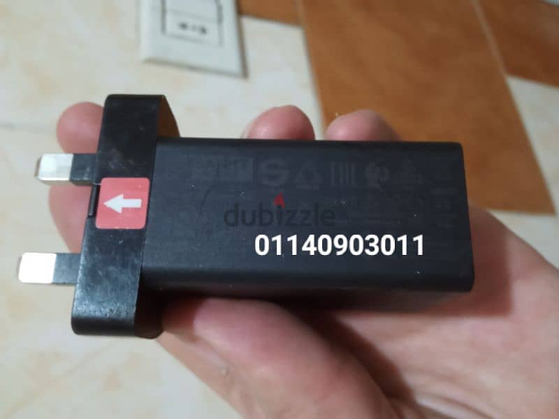 راس شاحن لينوفو USB-C اصلية مستعملة وارد اوربي 65 وات 2
