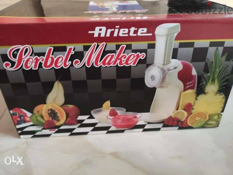 Ariete sorbet maker 1