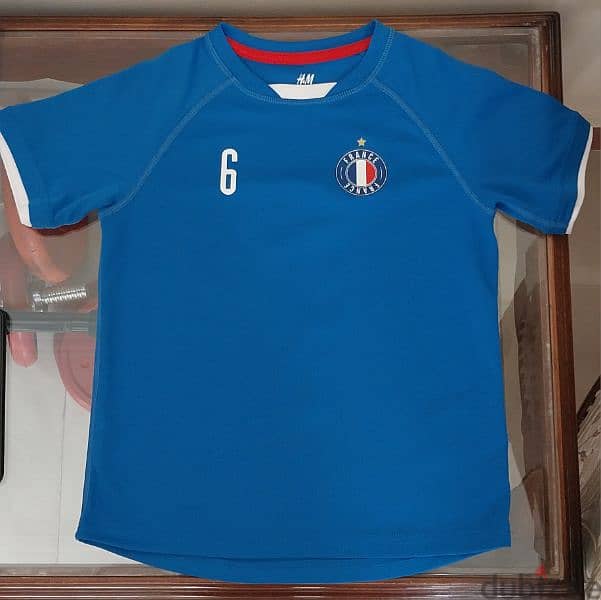 H&M France football t-shirt and short 0