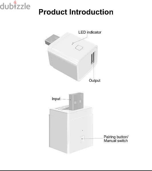 Tuya Smart USB Adaptor Switch 5V WiFi محول تويا للمنزل الزكي 4