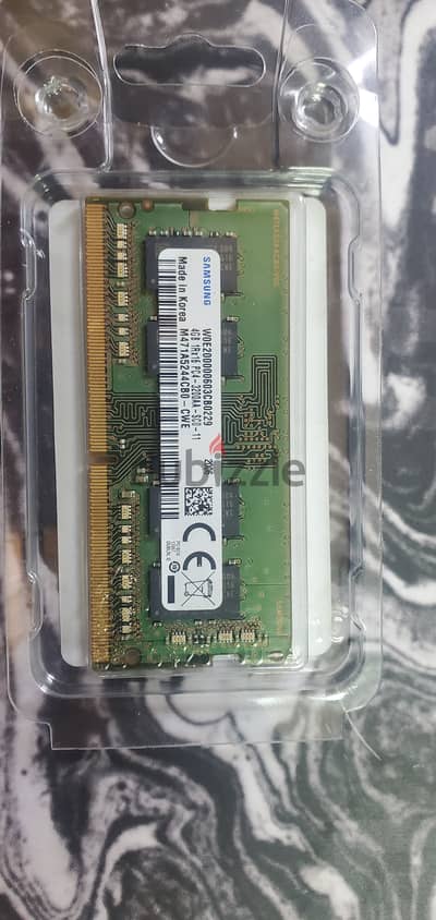 Samsung DDR4 3200 4GB ٢ رامات لابتوب