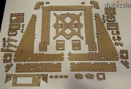 3D printer Frame Gaberi3 6mm Plywood Kit