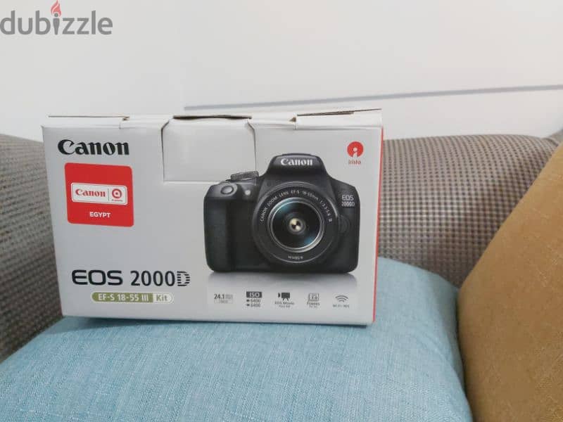 Camera Canon 2000D for sale+memory+Bag 5